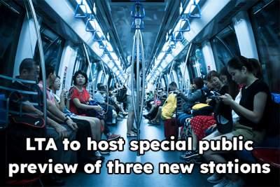 LTA to host special public preview of three new stations